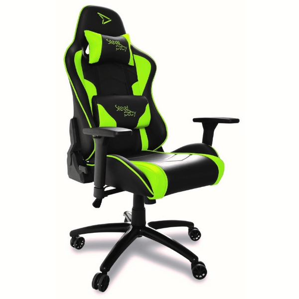 STEELPLAY Gaming Chair GREEN – Video Games Malta