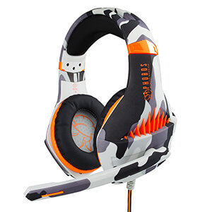 FR-TEC PHOBOS Winter Warrior Wired Headset w LED LIGHT PS4 / XBOX ONE / PC / SWITCH