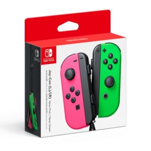 Nintendo Switch Joy-Con Controller Pair (Neon Green/Neon Pink)