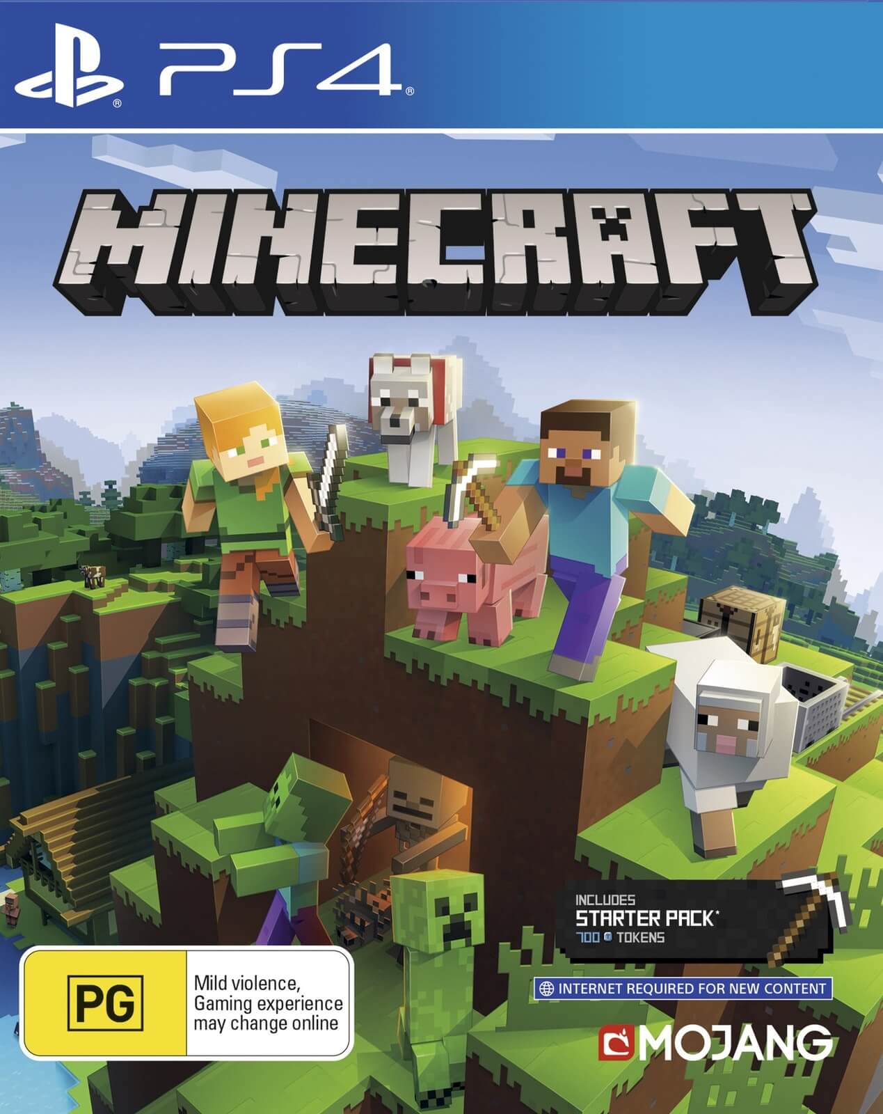 minecraft video game ps4