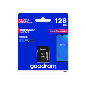 GOODRAM 128GB MICRO SDCARD class 10 UHS 1 + Adapter