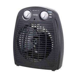 Em Heater Fan 2000W 2S Black