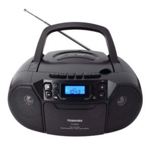 Toshiba Portable Radio with Cassette / FM / USB / AUX / CD-MP3 Black