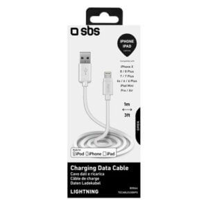 SBS – Apple MFI Data Cable, 1m, White