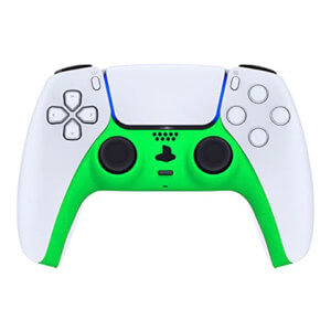 Green PS5 Controller FACEPLATE SHELL ( Inc thumb Grips)