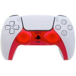 Red PS5 Controller FACEPLATE SHELL ( Inc thumb Grips)