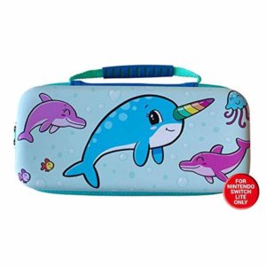 Nintendo Switch Lite Storage Case Narwhal Unicorn of the Sea