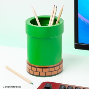 Super Mario Pipe Shaped Plant And Pen Pot