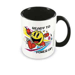 Pac-Man (Power Up) Black Inner Coloured Mug