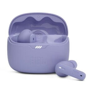 JBL Tune Beam Purple Bluetooth Noise Cancelling Earbuds