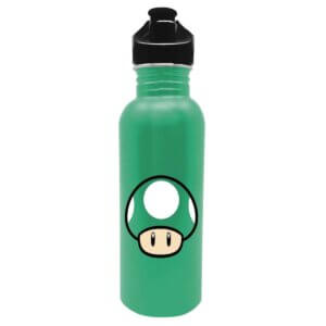 Super Mario Mushroom Metal Canteen Bottle
