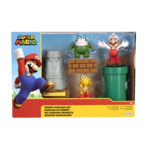 Super Mario Nintendo Acorn Plains 2.5” Figure Multipack Diorama Set with Accessories