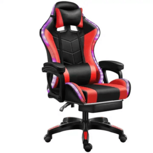 Earthquake Gaming Chair Red RGB Lights